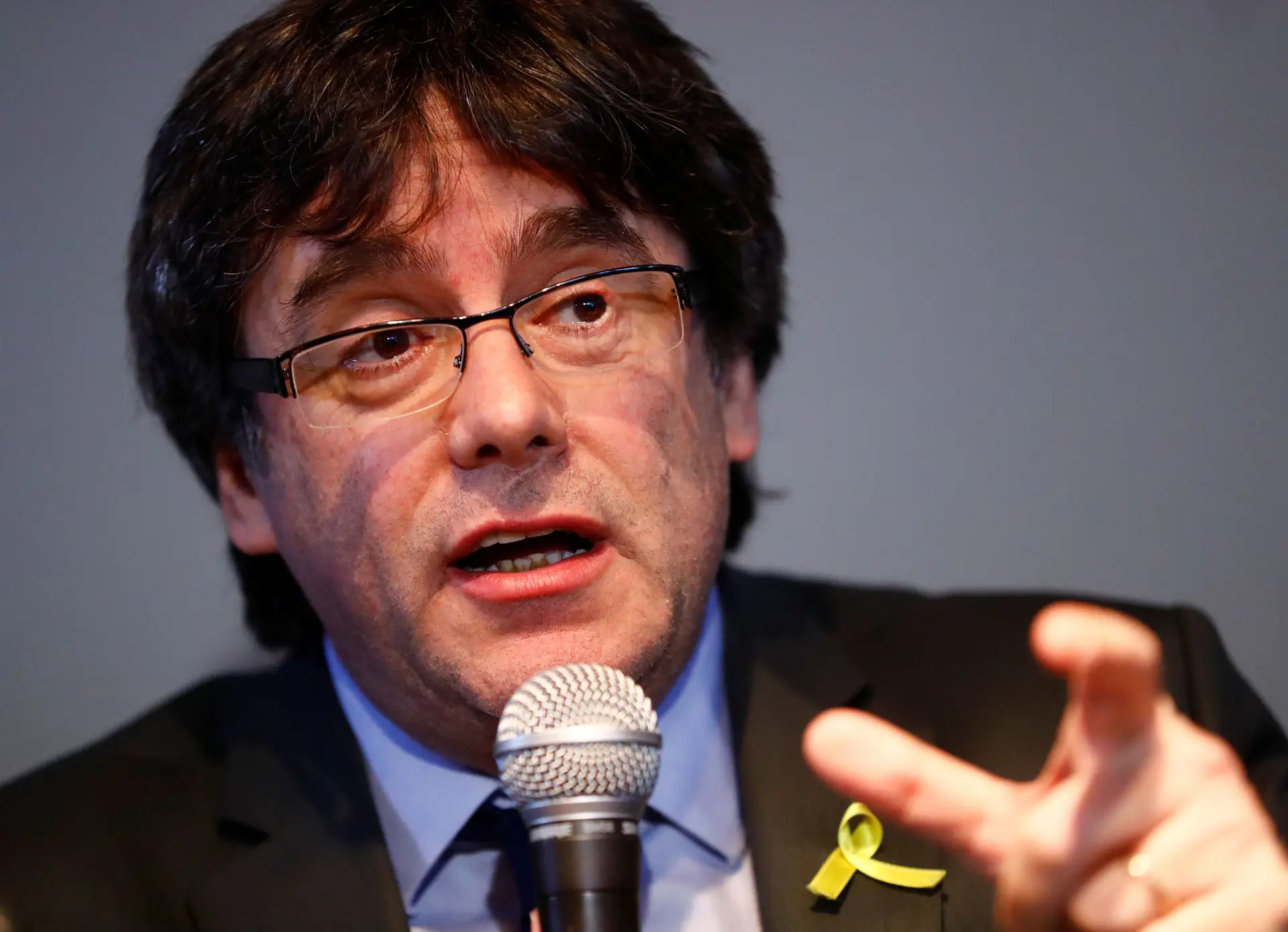 Puigdemont encara a sua atual situação como "provisória"