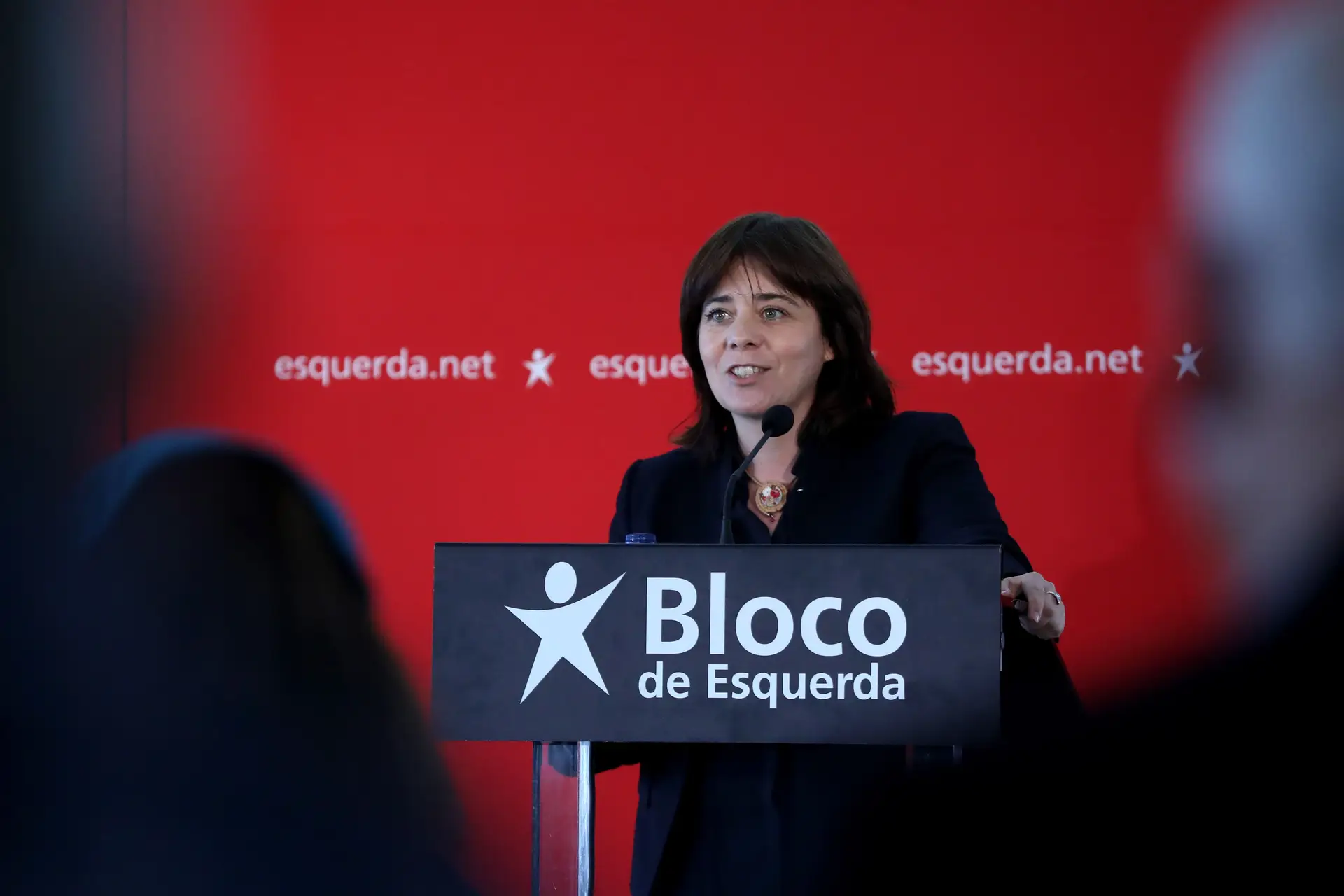 A porta-voz do Bloco de Esquerda, Catarina Martins (Arquivo)