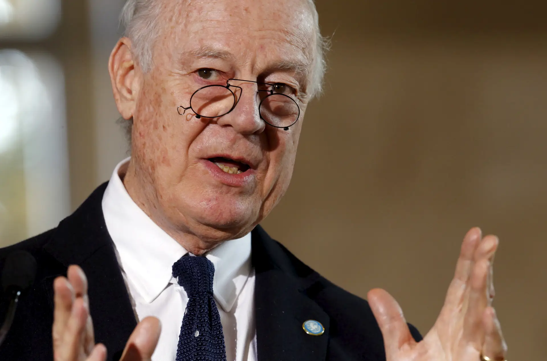 Enviado especial da ONU na Síria alerta para perigos com aumento das tensões globais