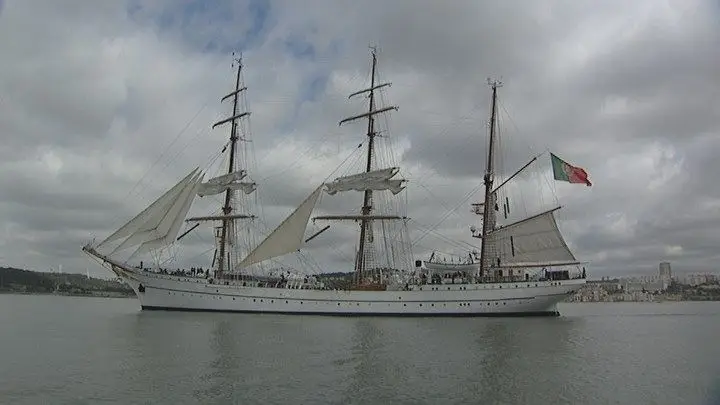Navio-Escola Sagres transformado em laboratório para estudar eletricidade atmosférica