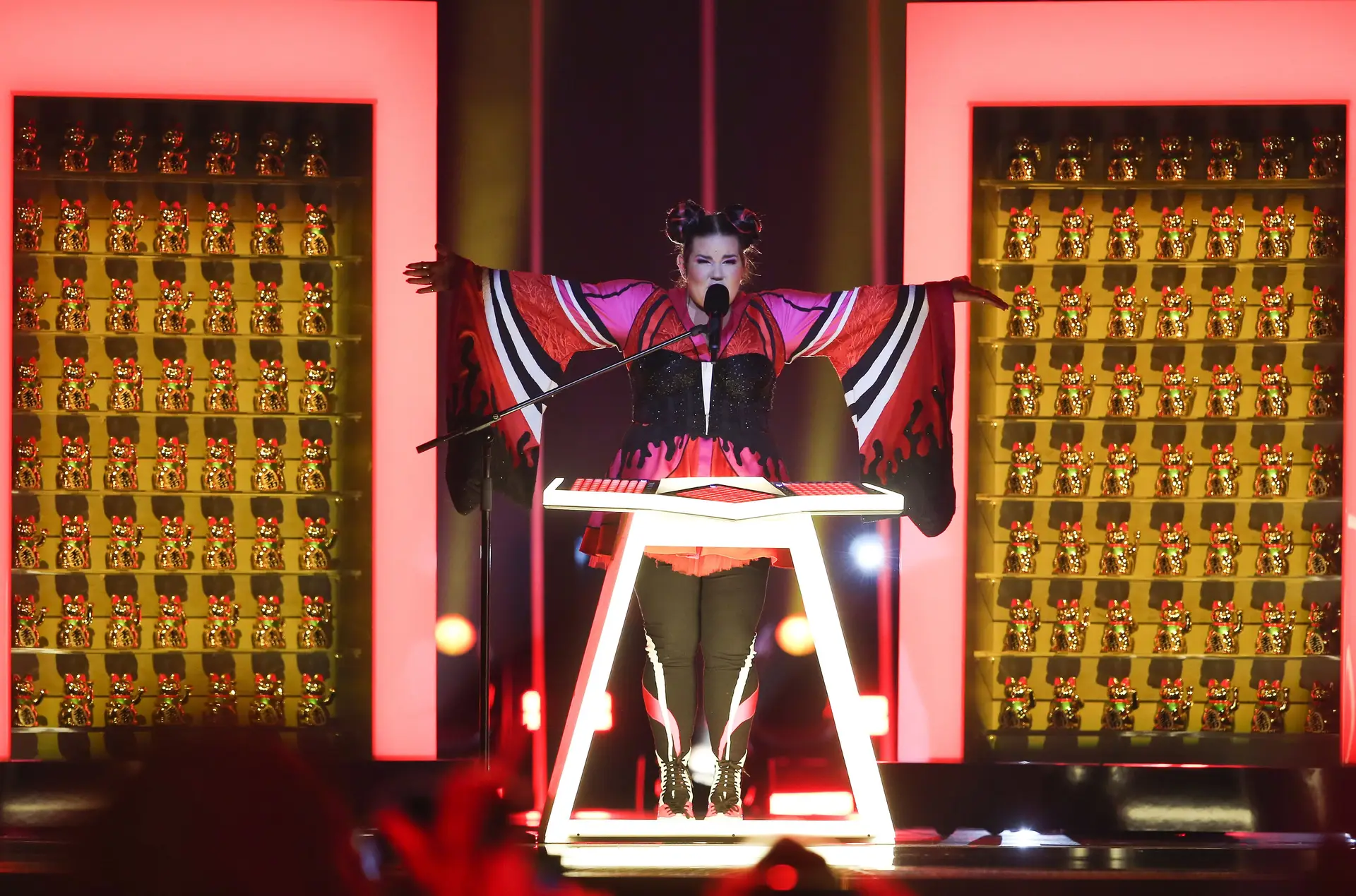 A representante de Israel Netta venceu o 63º Festival Eurovisão da Canção com a canção "Toy"