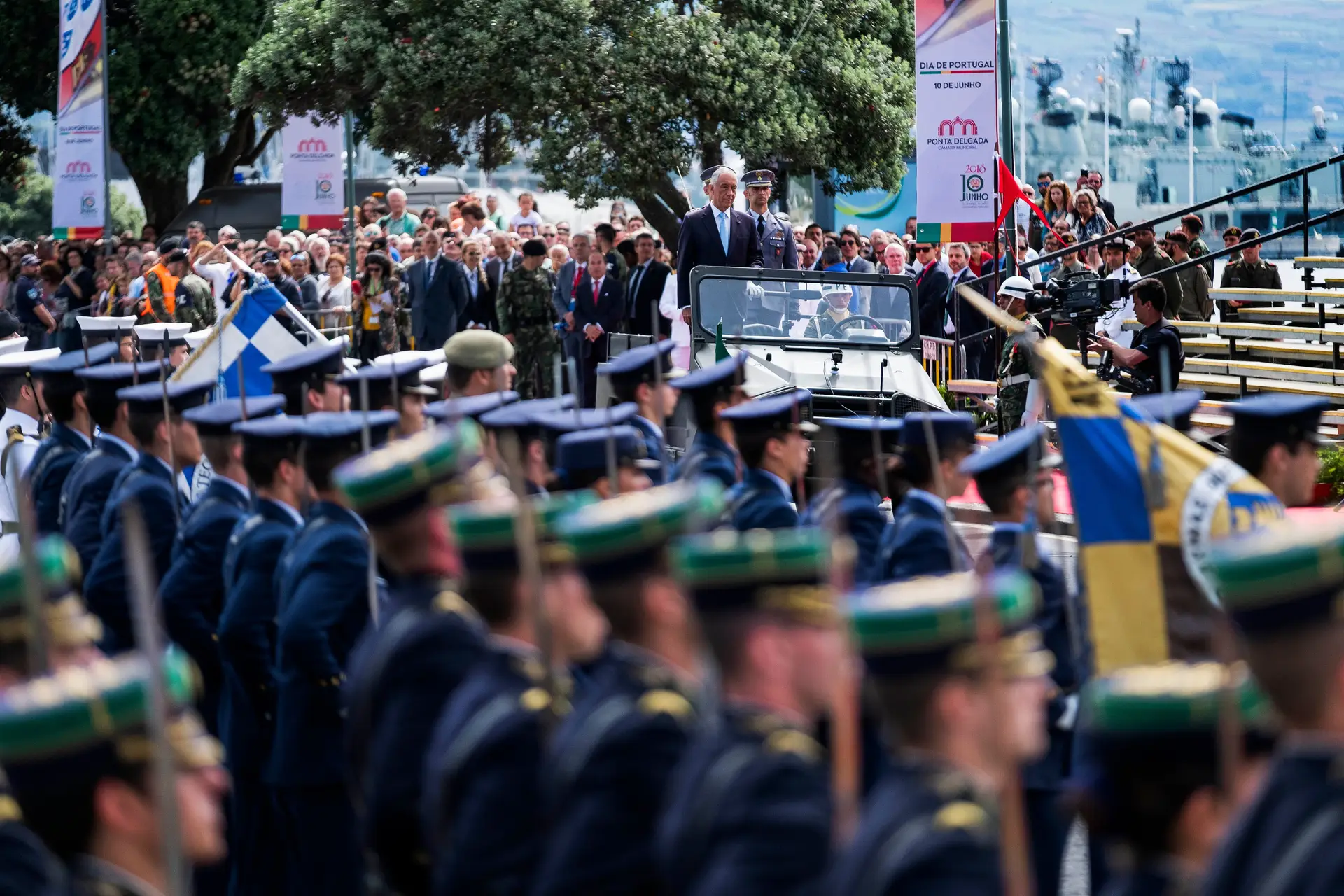 As comemorações do 10 de Junho pela 1ª vez com parada militar nos Açores