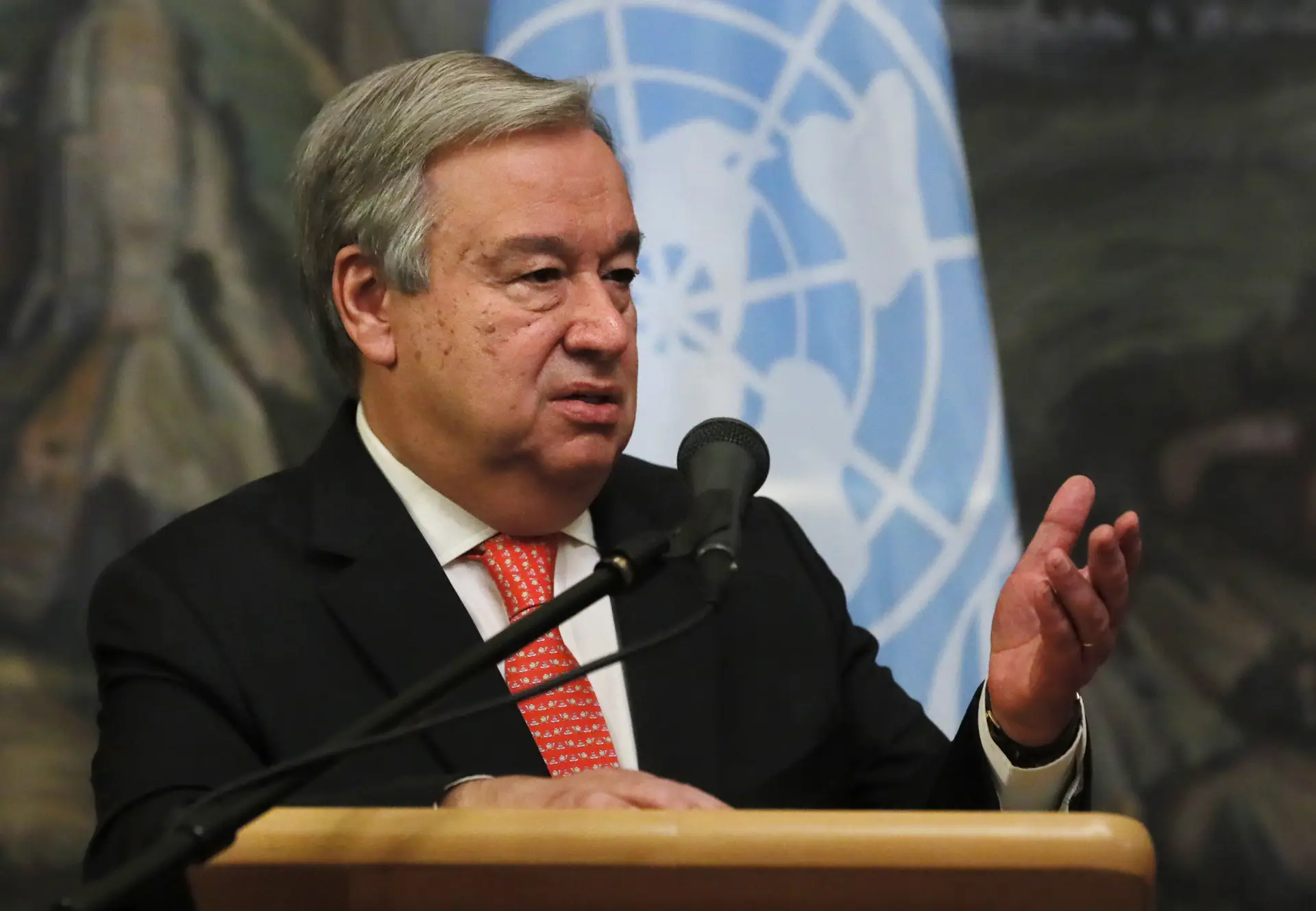 Guterres e Pompeo discutem Coreia do Norte e Médio Oriente