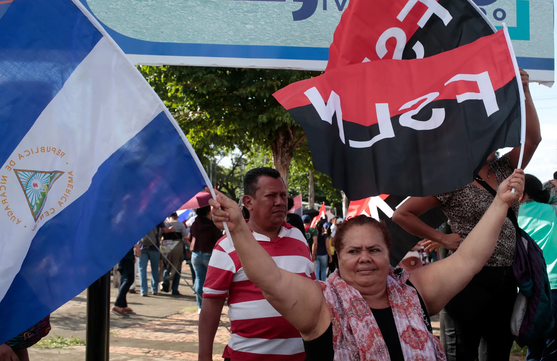 Cordão humano na Nicarágua pelos mortos em protestos e pela saída de Ortega da presidência