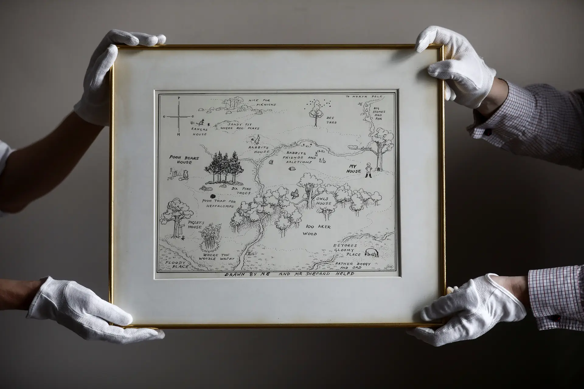 Ilustração de Winnie The Pooh leiloada em Londres por 486 mil euros