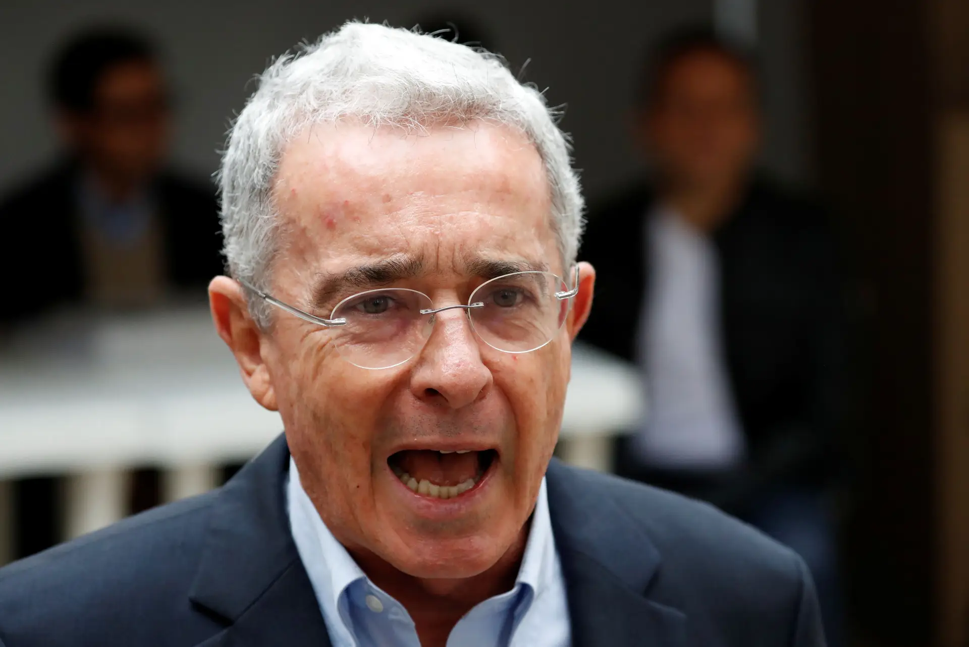 Ex-presidente da Colômbia Álvaro Uribe declarado culpado de suborno de testemunhas 3 (Arquivo)