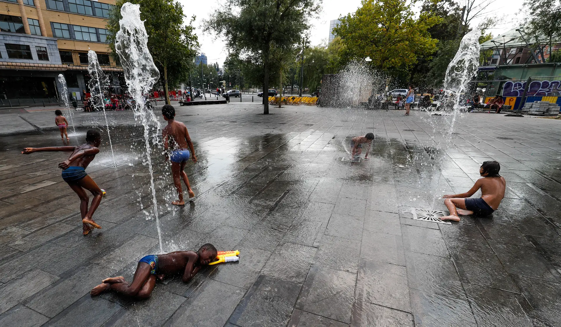 Crianças em Bruxelas