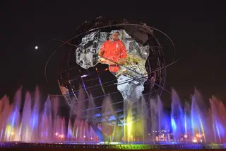 Astronautas jogaram a primeira partida de ténis no espaço