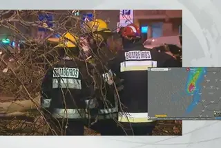 "Algumas estruturas acabaram por voar e apanharam algumas pessoas"