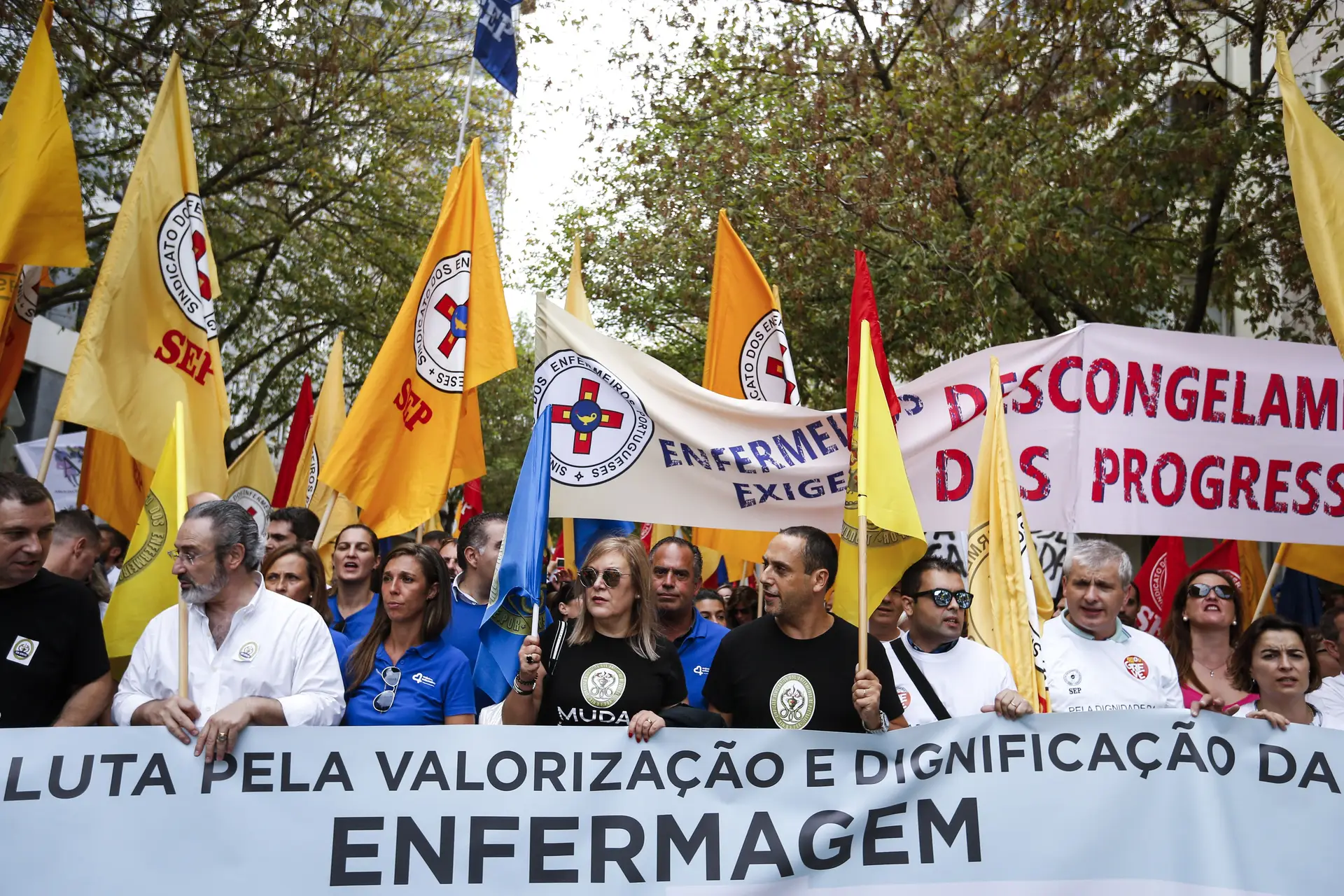 Enfermeiros agendam cinco concentrações para arranque da greve prolongada