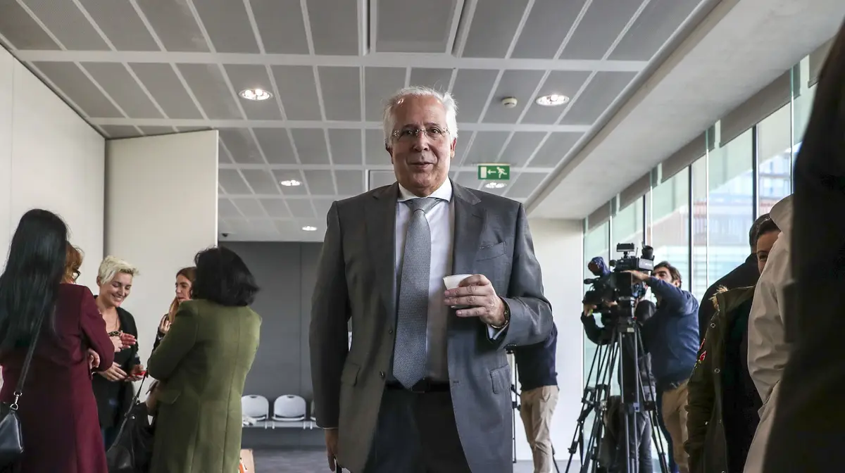 O ex-procurador, Orlando Figueira, à chegada ao Juízo Central Criminal para a leitura do acórdão do processo "Operação Fizz", no Campus de Justiça em Lisboa. O ex-procurador do Ministério Público foi condenado a seis anos e oito meses de prisão.