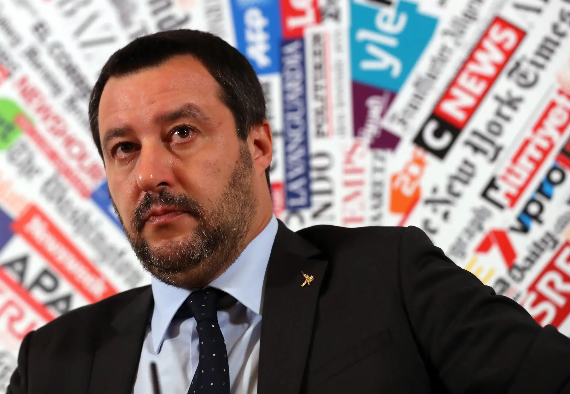Matteo Salvini não quer em Itália protestos como os dos "coletes amarelos"