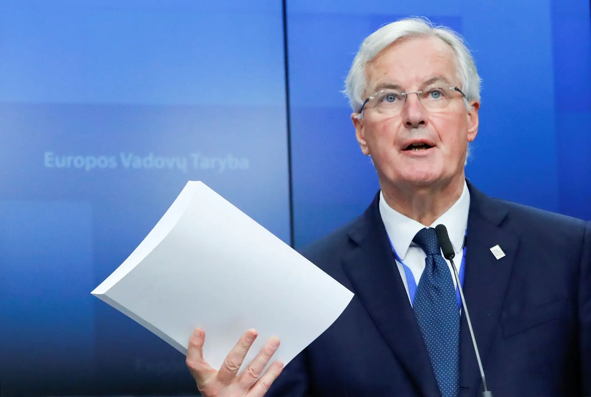 Barnier debate hoje chumbo do acordo do Brexit com o Parlamento Europeu