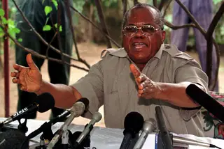 Étienne Tshisekedi wa Mulumba foi um político congolês que liderava a União para a Democracia e Progresso Social, um partido político na República Democrática do Congo.
