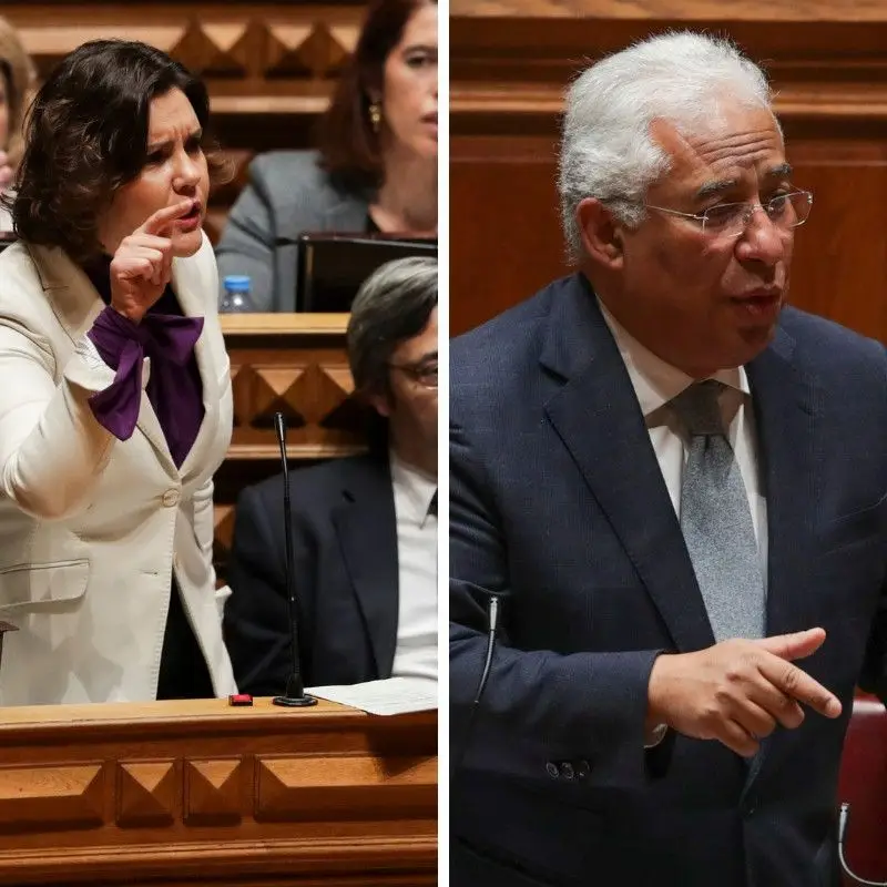 Cristas e Costa trocam acusações duras sobre atos de violência e CGD
