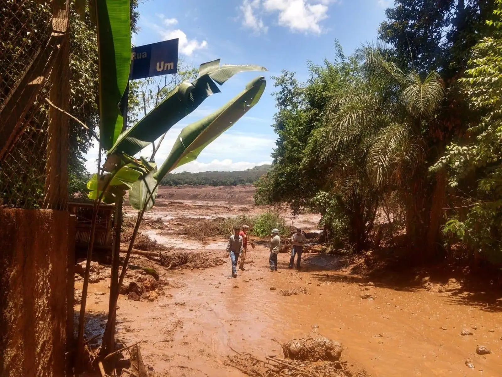 Rutura em barragem da Vale, em Minas Gerais, no Brasil