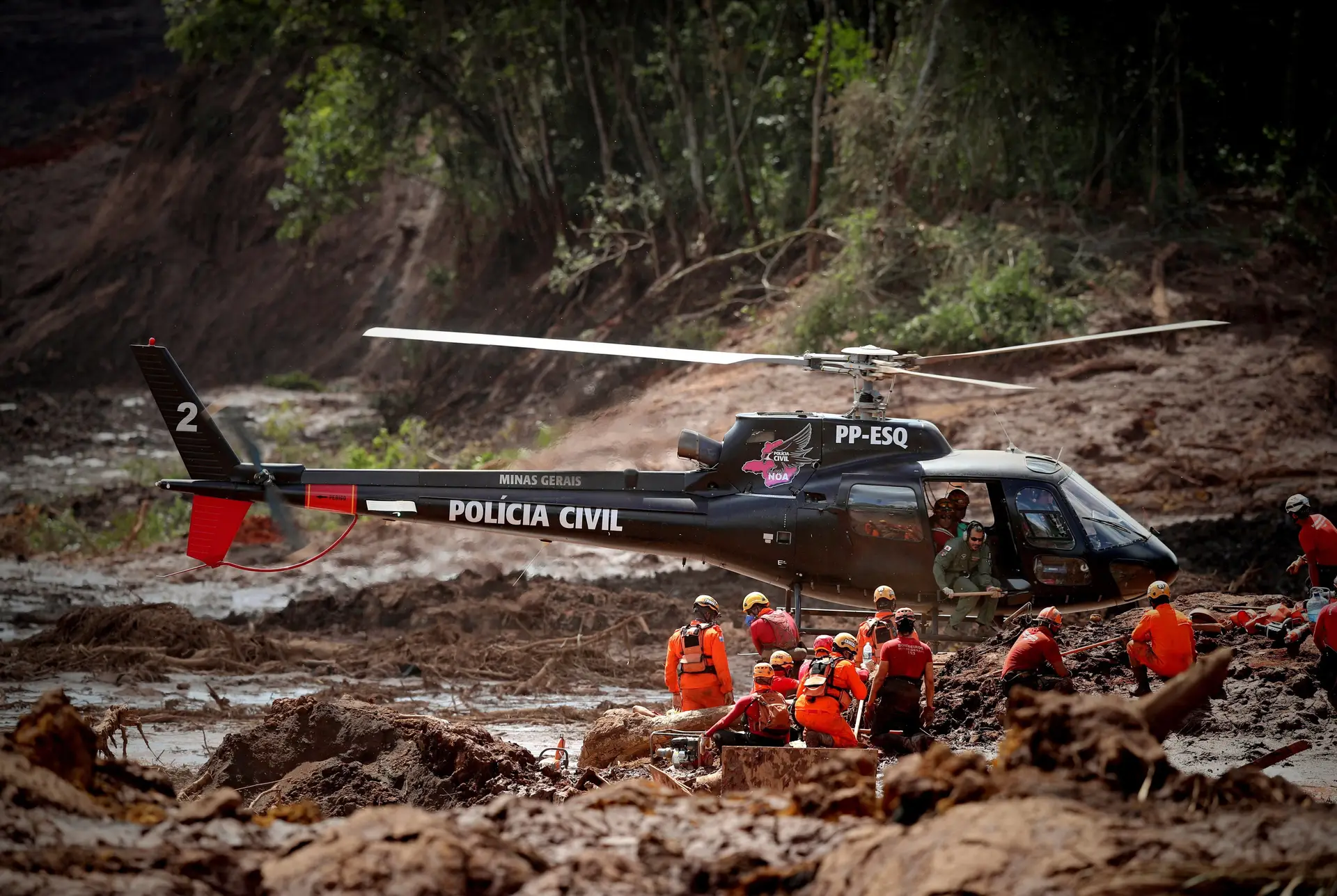 Detidos 8 funcionários da Vale em caso da rutura da barragem em Brumadinho