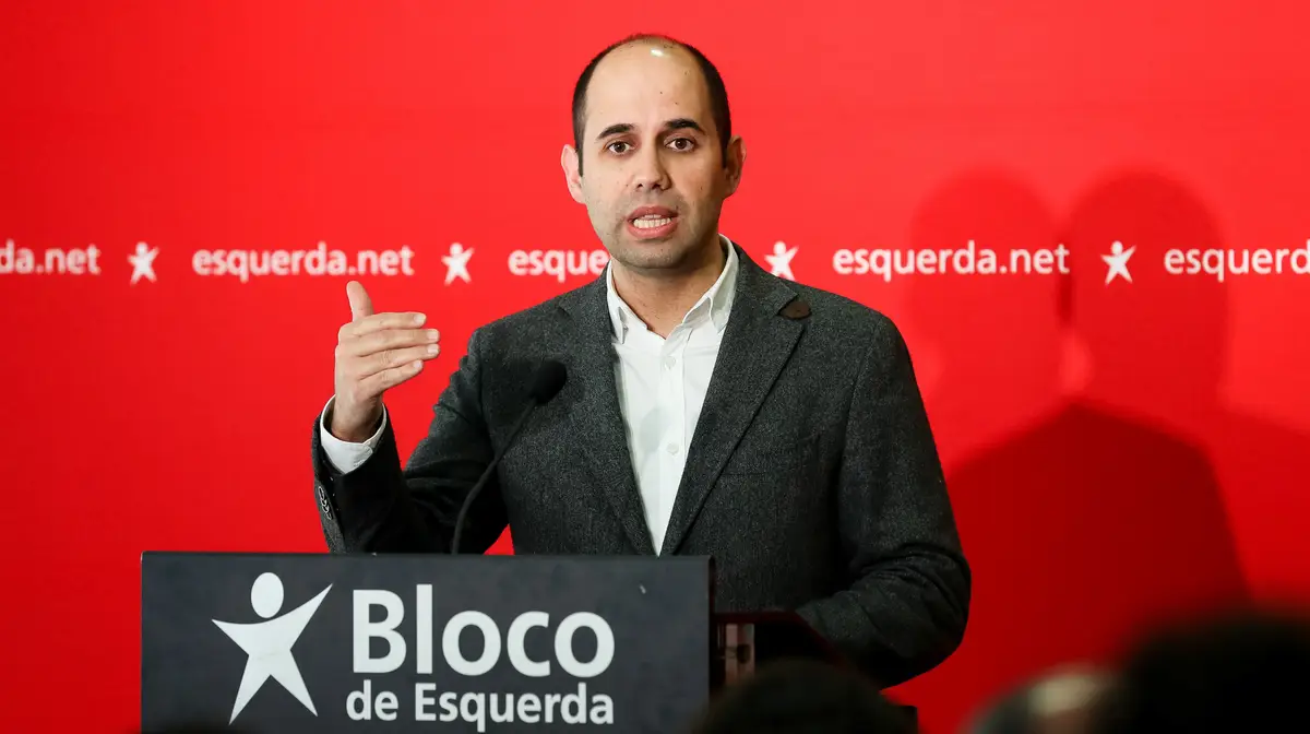 Pedro Filipe Soares, líder parlamentar do Bloco de Esquerda (BE)