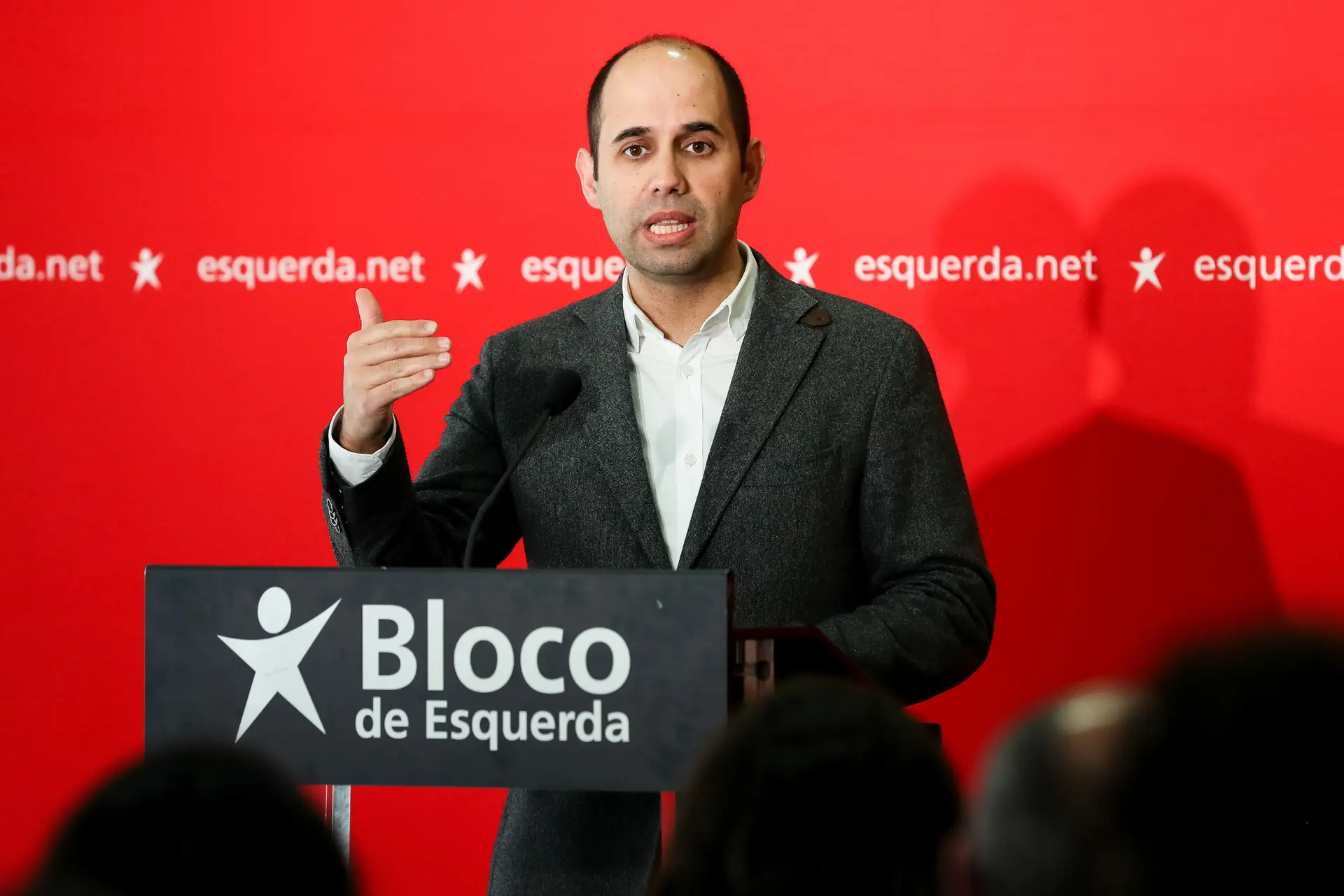 Pedro Filipe Soares, líder parlamentar do Bloco de Esquerda (BE)