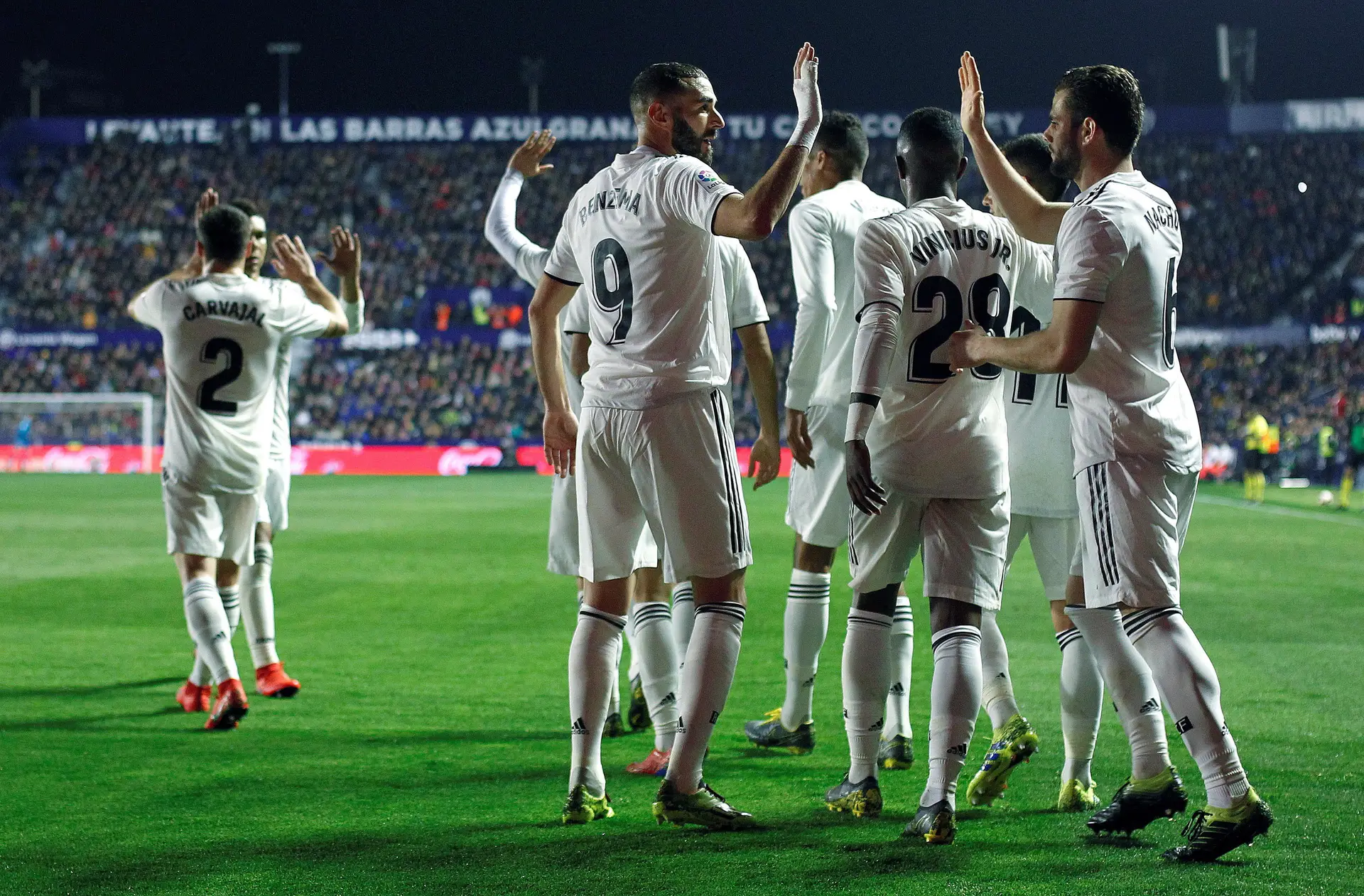 Real Madrid vence Levante com dois penáltis validados pelo VAR