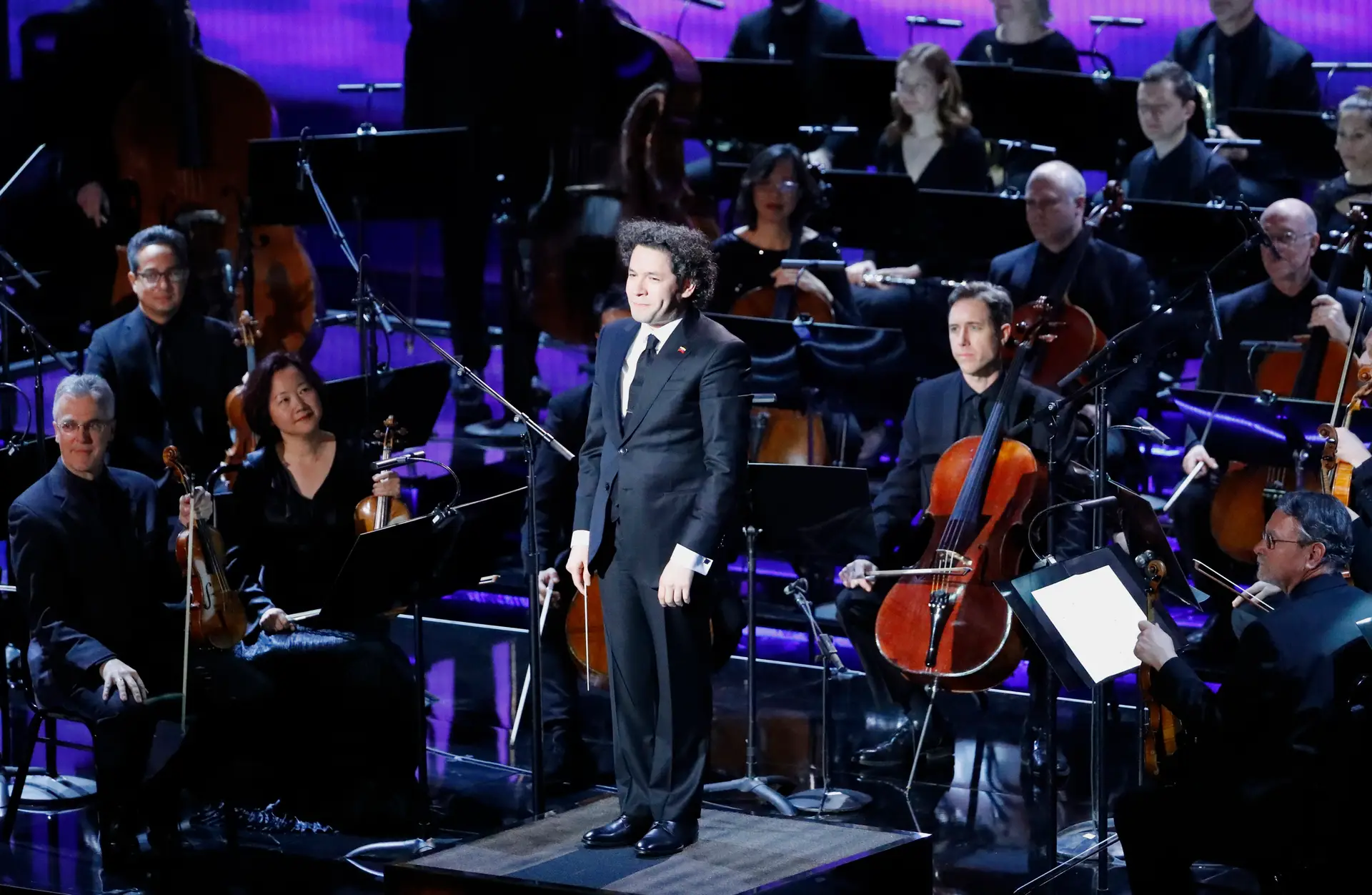 O maestro venezuelano Gustavo Dudamel atuou na 91.ª cerimónia dos Óscares em Hollywood e comentou a "a situação geral insustentável" no país de origem onde não entra há três anos