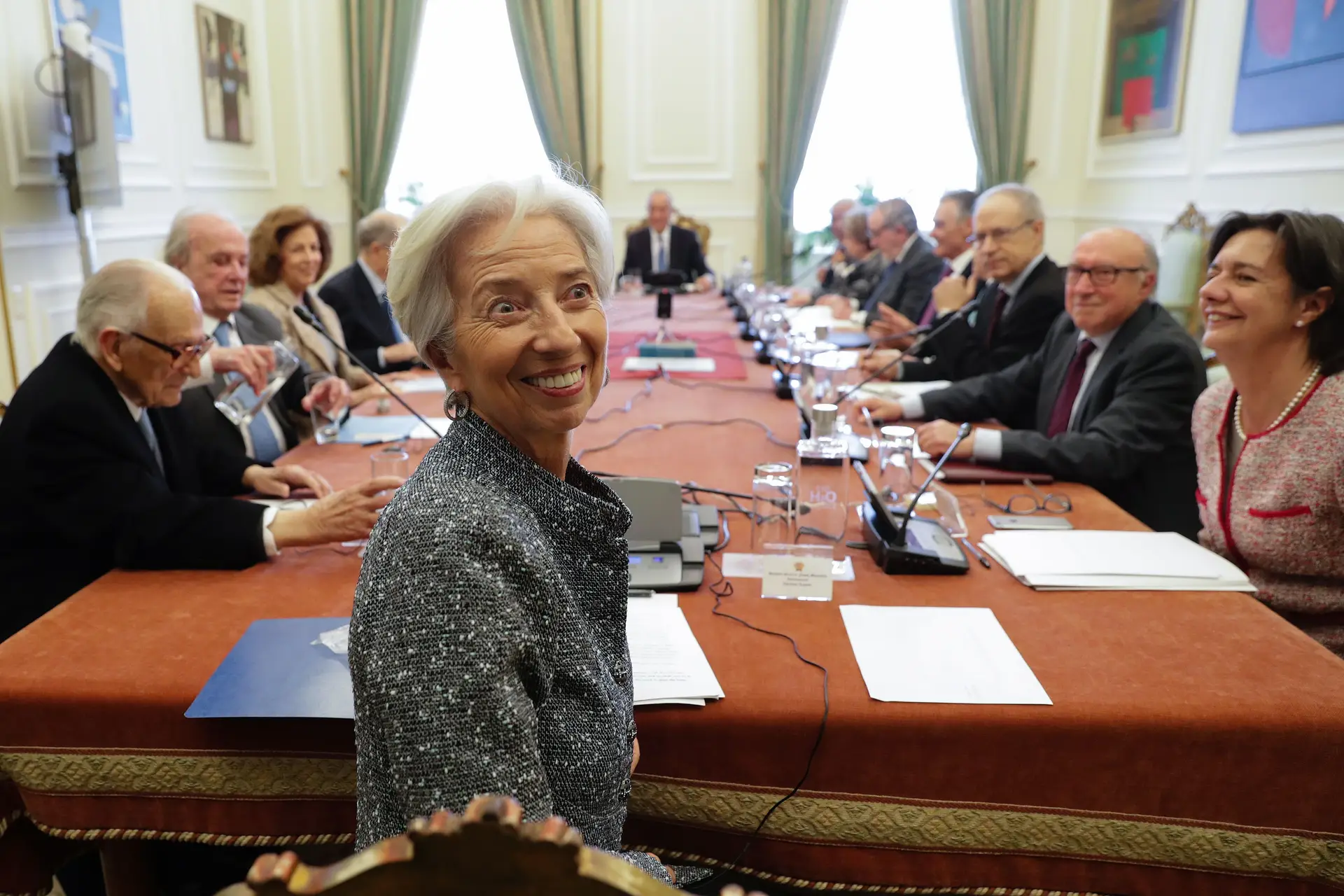 Conselho de Estado com Christine Lagarde sobre consequências do Brexit