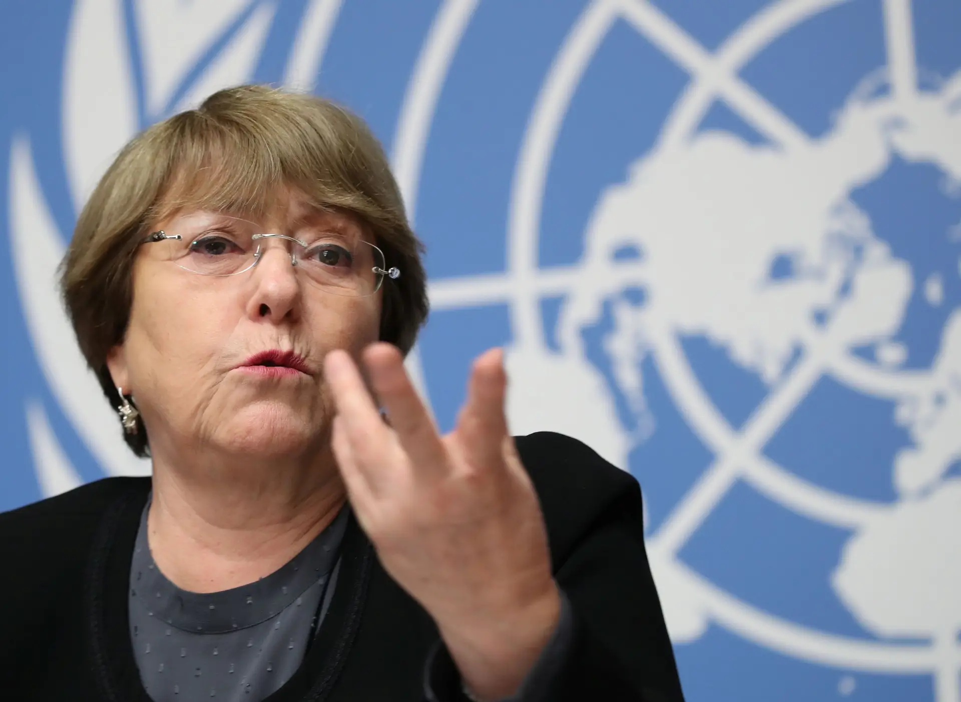 Michelle Bachelet,  Alta Comissária para os Direitos Humanos das Nações Unidas