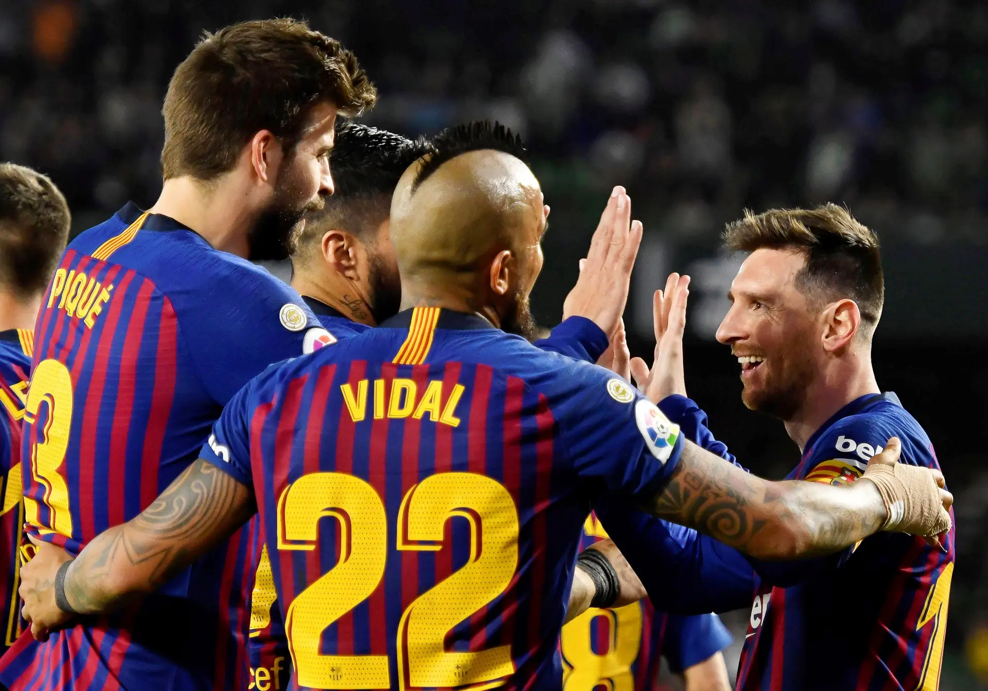 FC Barcelona vence Betis com hat-trick de Messi