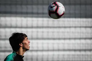 João Félix estreia-se nos treinos da seleção 