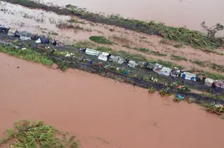 "Habituais malas de viagem foram substituídas por caixas de papelão"