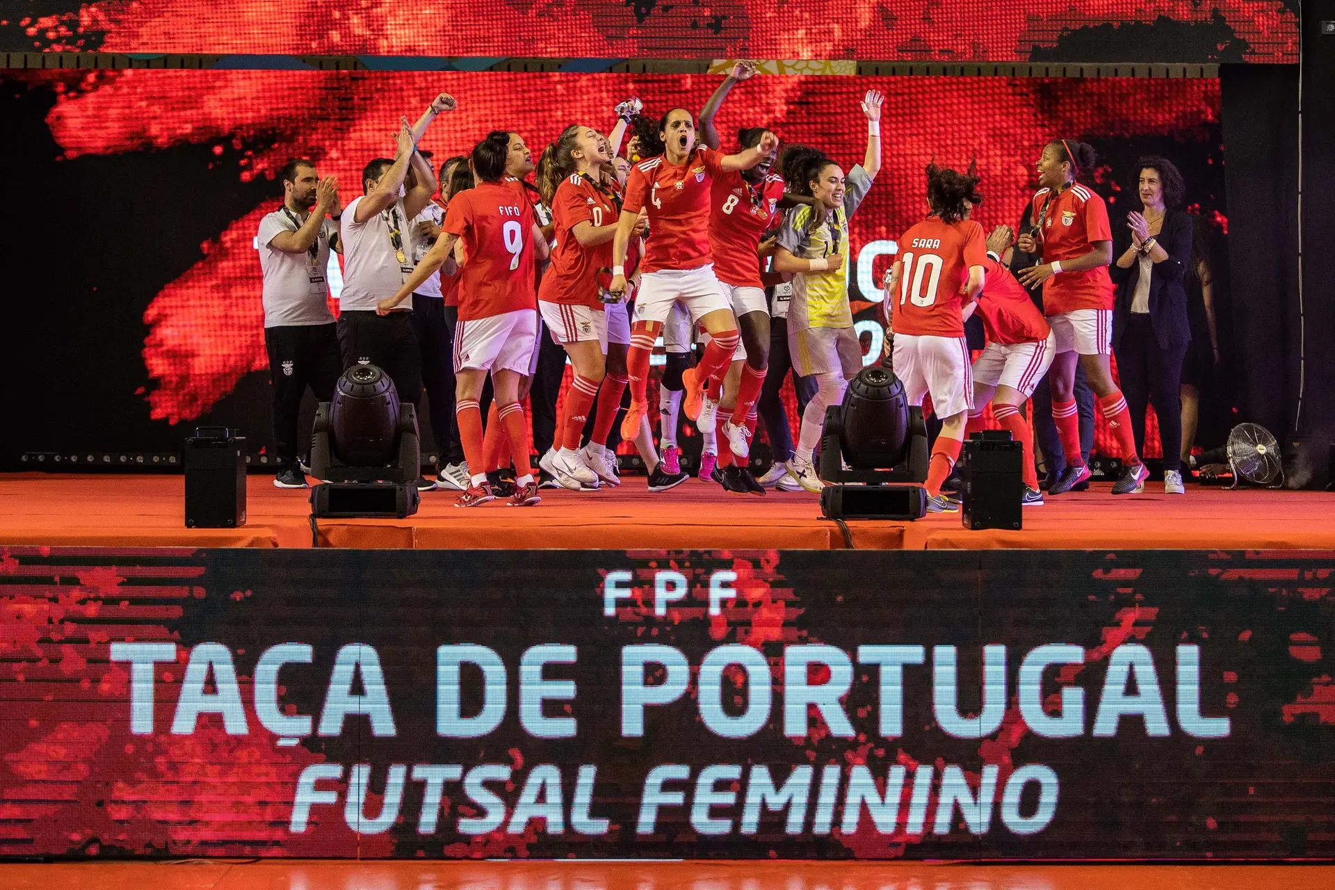 Benfica vence Taça de Portugal feminina de futsal pela quinta vez