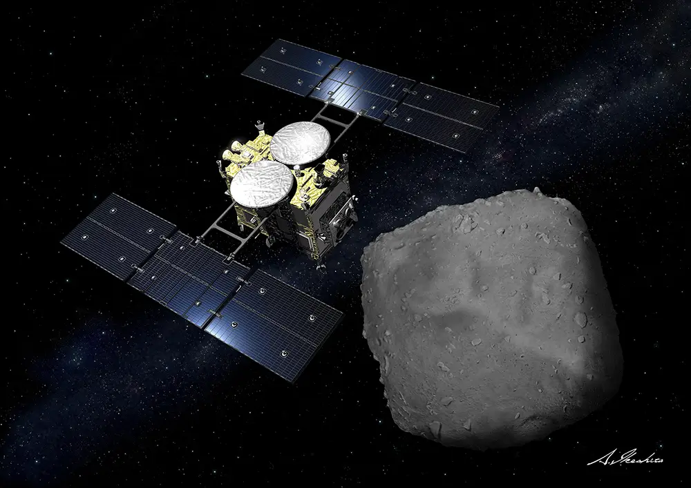 Japão causou explosão em asteroide