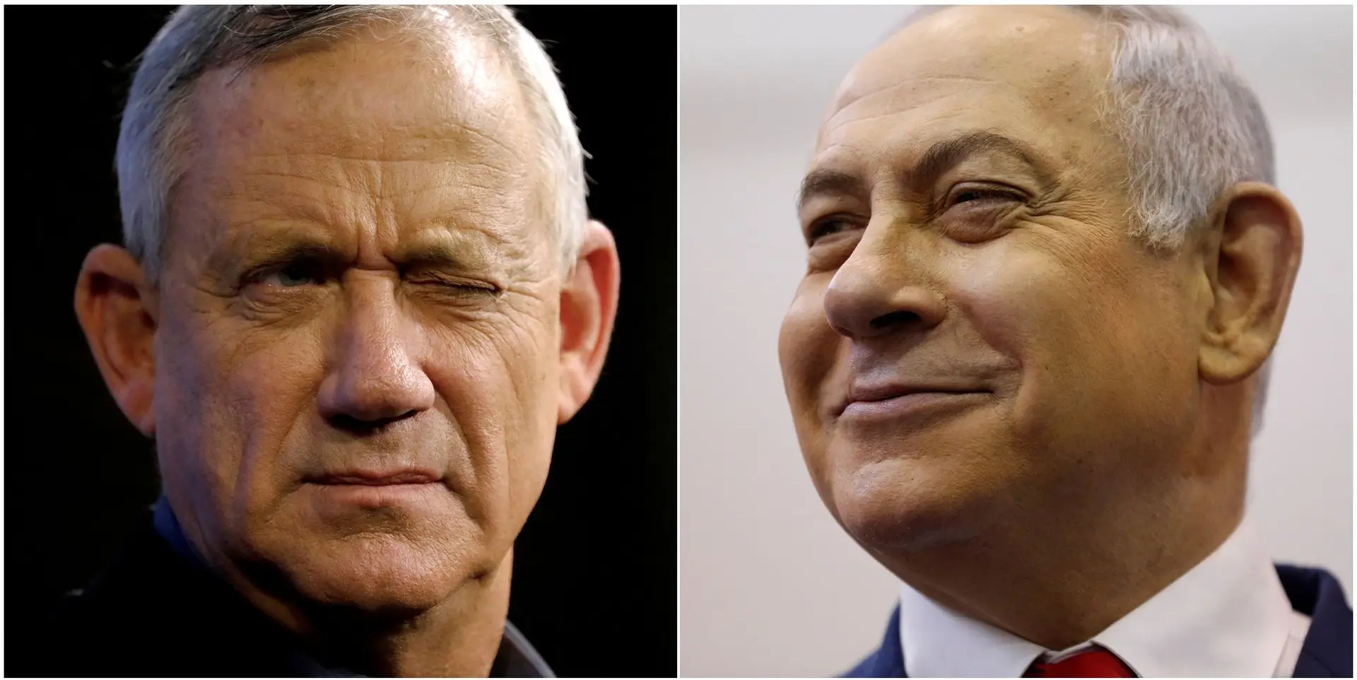 Benny Gantz e Benjamin Netanyahu