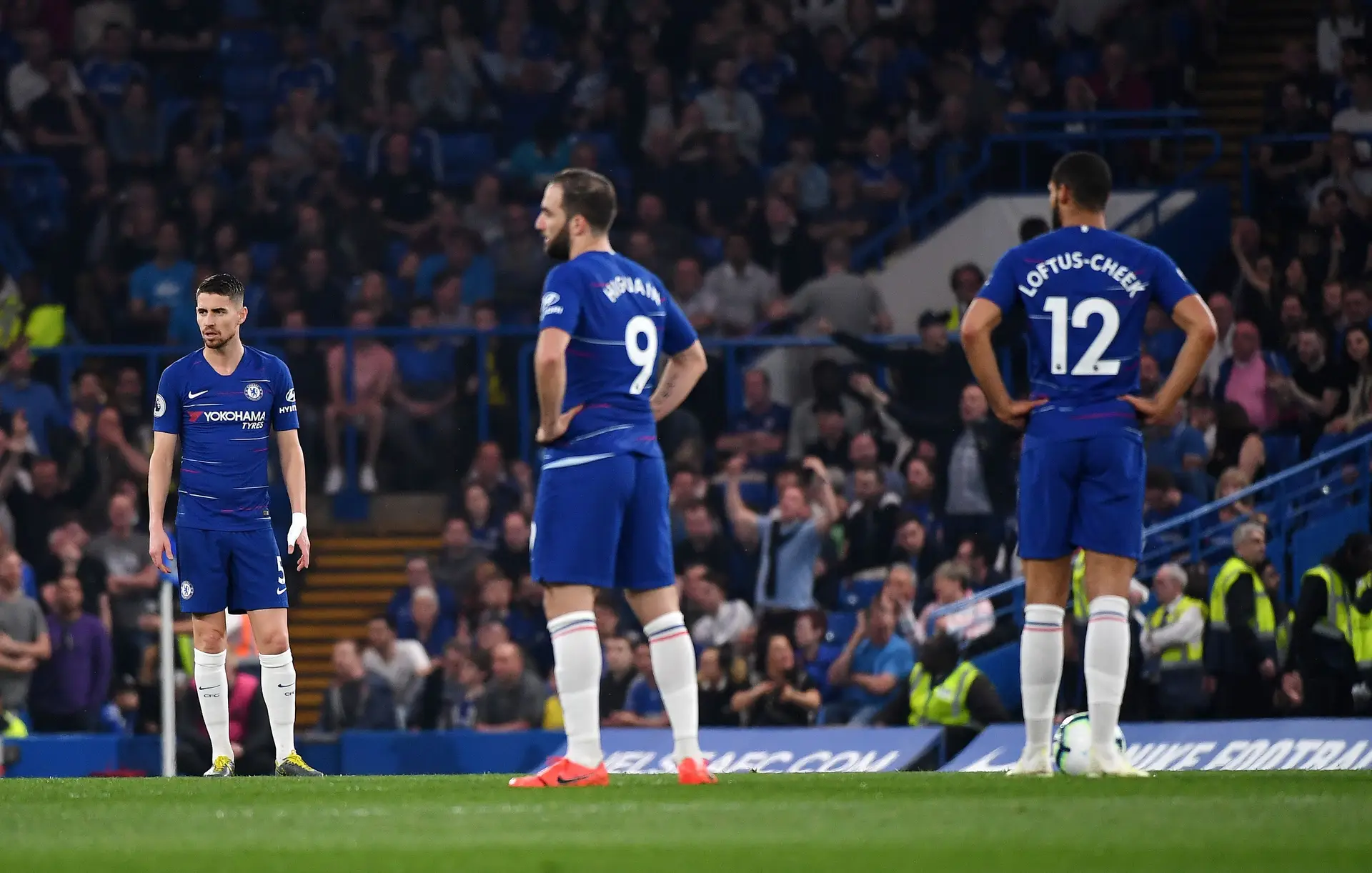 Jogadores do Chelsea