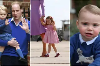 Os primeiros anos de vida de George, Charlotte e Louis