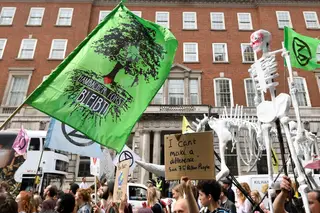 "Rebelião contra a extinção" apela à desobediência civil para chamar a atenção para o clima
