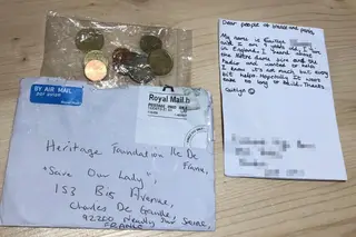 O modesto contributo de uma menina britânica para a Notre Dame