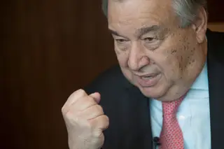 Combate político às alterações climáticas parece estar a enfraquecer, diz Guterres