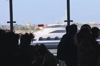 Utentes da Transtejo protestam na Trafaria contra redução de horários das carreiras