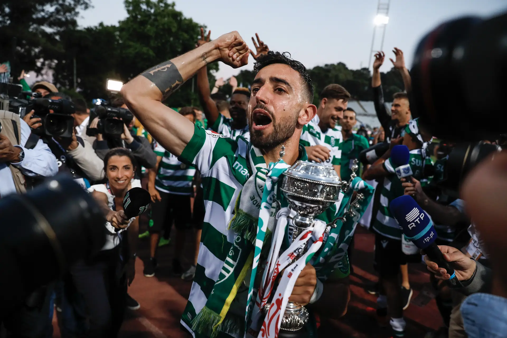 "Se ficar vou fazer tudo para dar o campeonato ao Sporting"