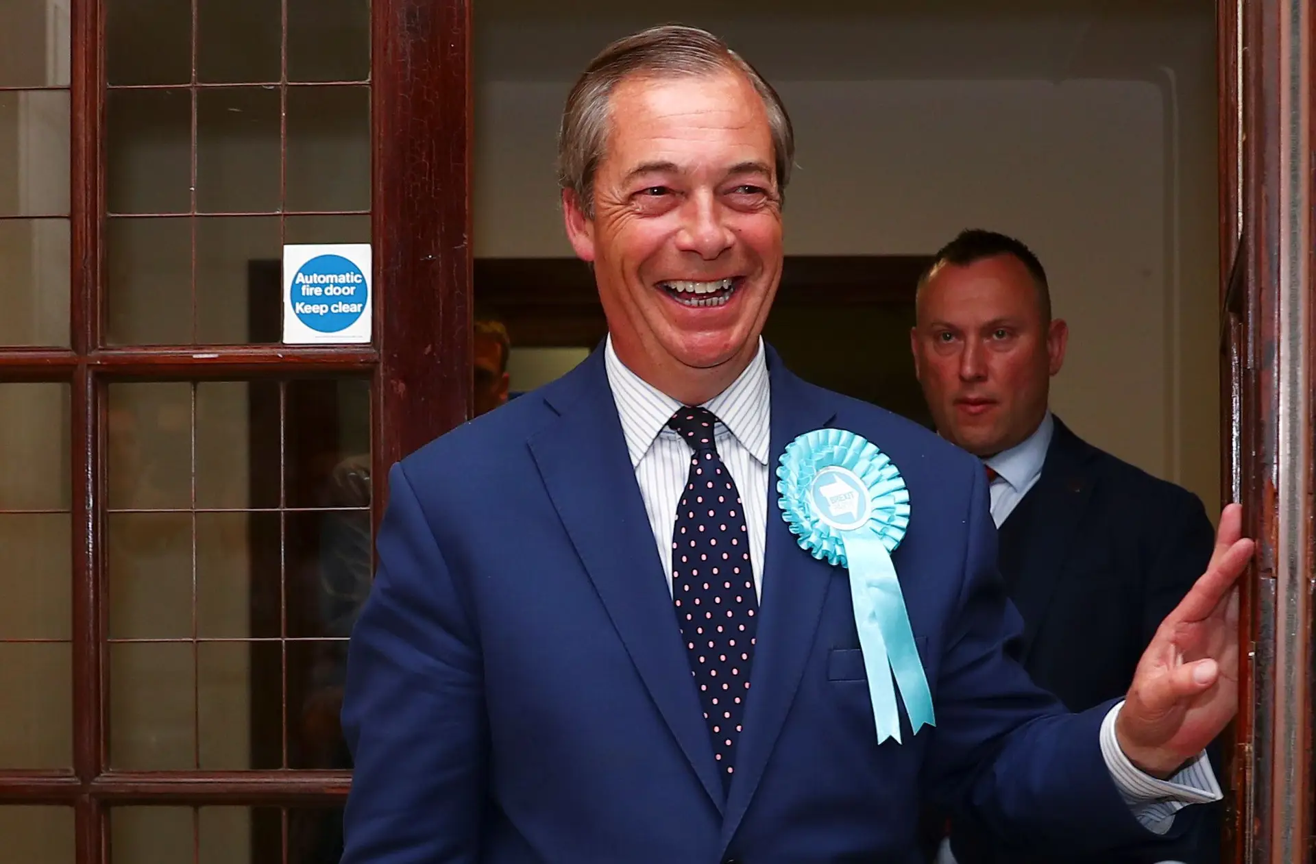 O líder do partido, Nigel Farage