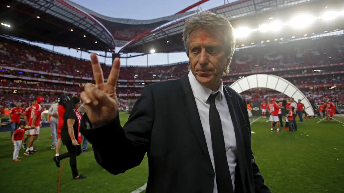 Jorge Jesus sagrou-se bicampeão no Benfica em 2015