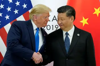 O aperto de mão entre Trump e Xi Jinping que reata as negociações