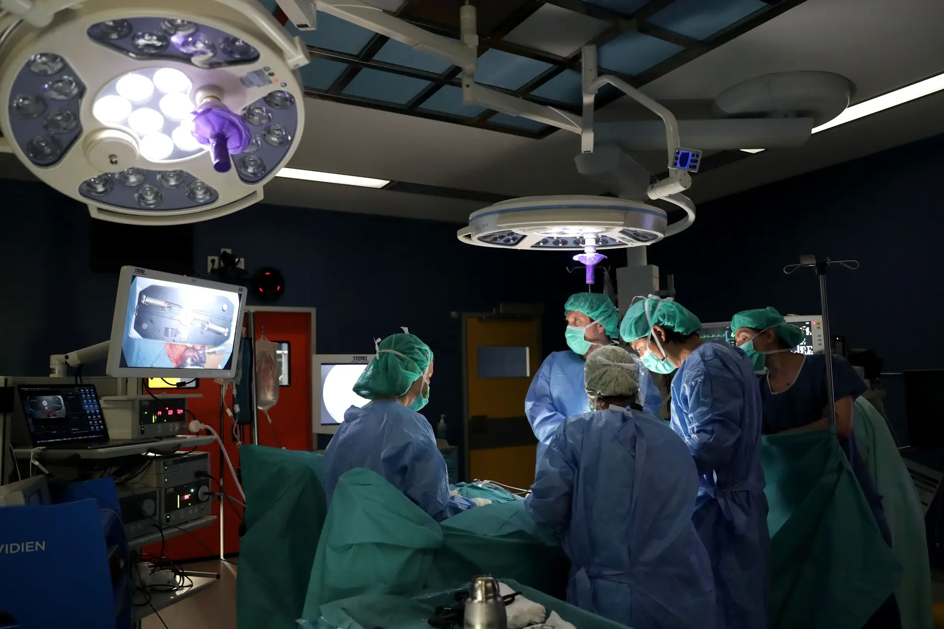 A equipa liderada pelo cirurgião Hélder Ferreira realiza uma cirurgia "inovadora" e minimamente invasiva no tratamento de malformações uterinas e vaginais que afeta uma em cada 4.500 jovens mulheres, no Centro Materno Infantil do Norte, no Porto.