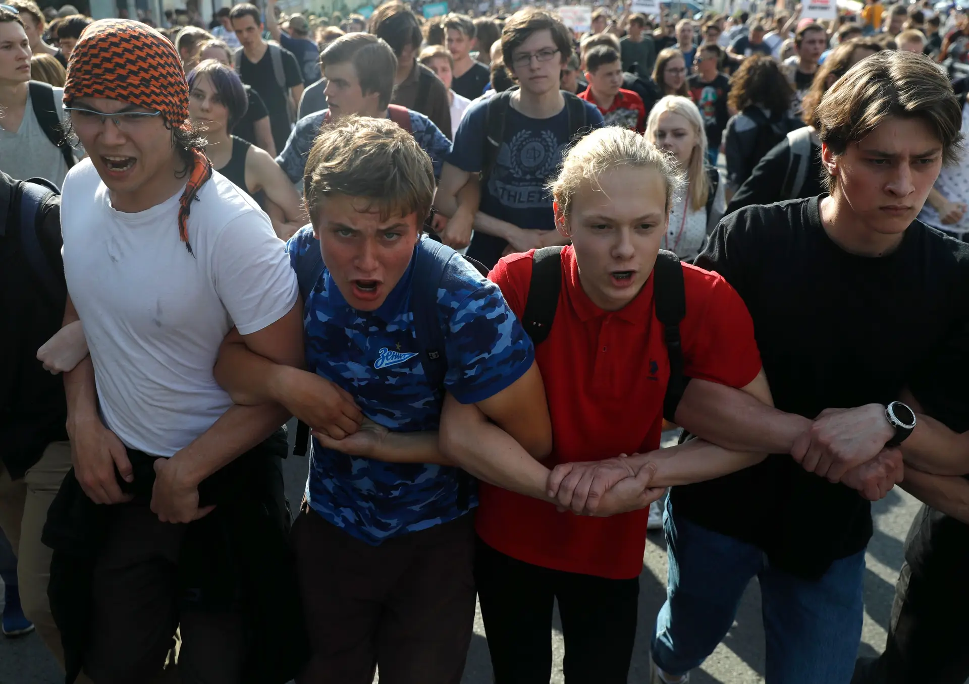 Berlim exige libertação imediata dos manifestantes russos detidos em Moscovo