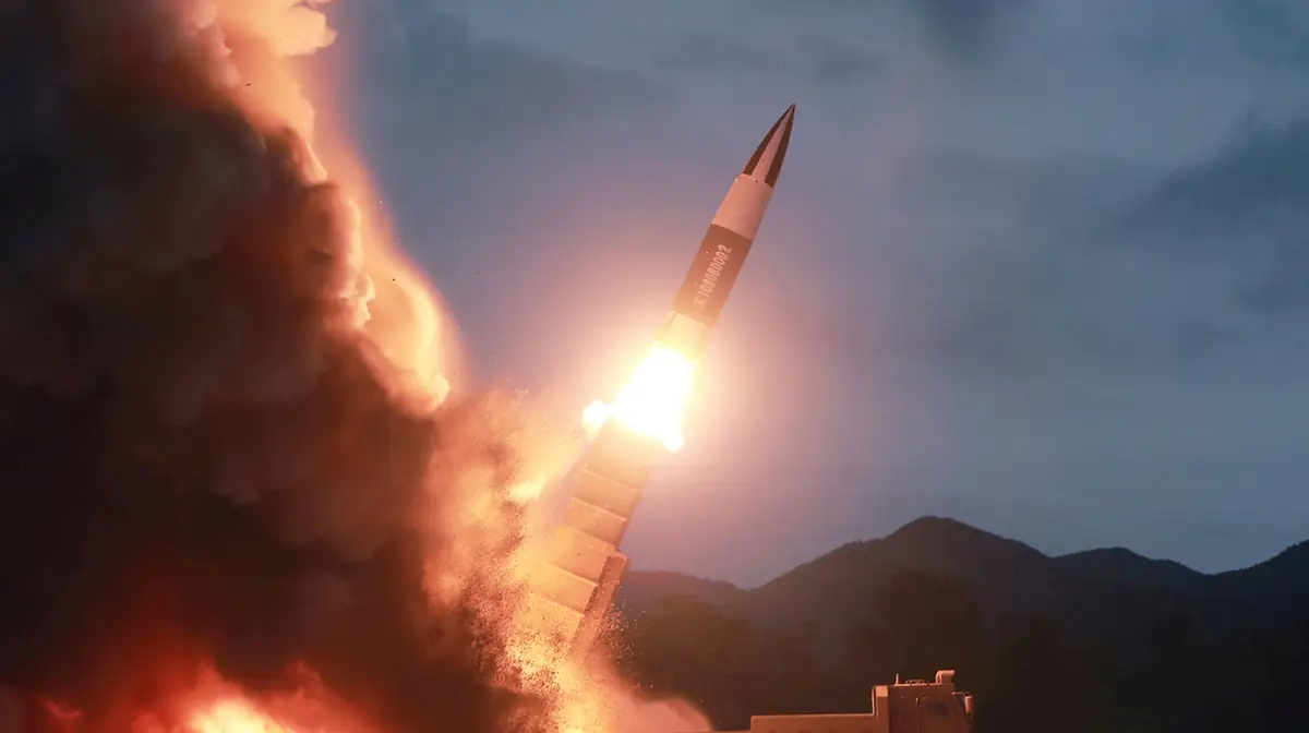 Míssil lançado pela Coreia do Norte