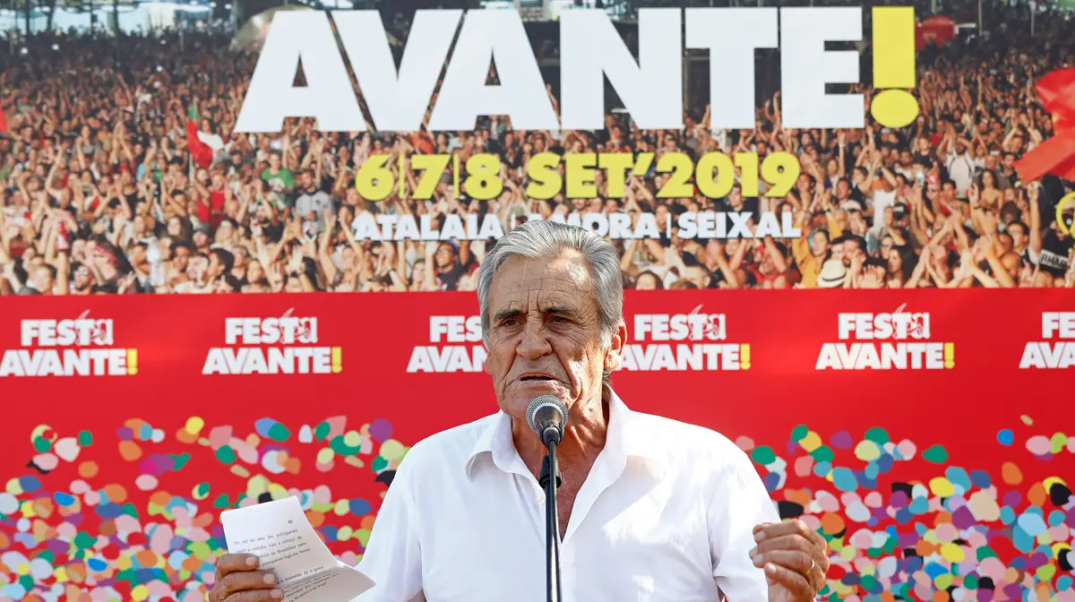 Jerónimo de Sousa na Festa do Avante! em 2019