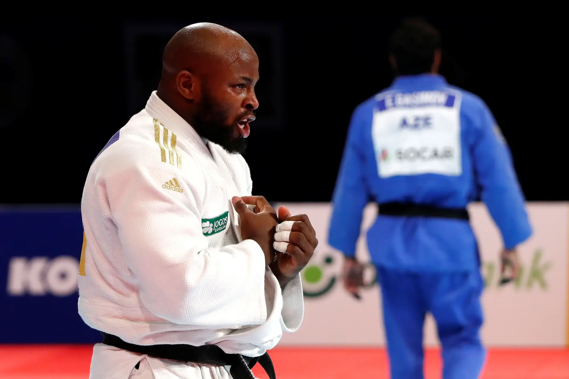 Jorge Fonseca na final em -100 kg nos Mundias de Judo