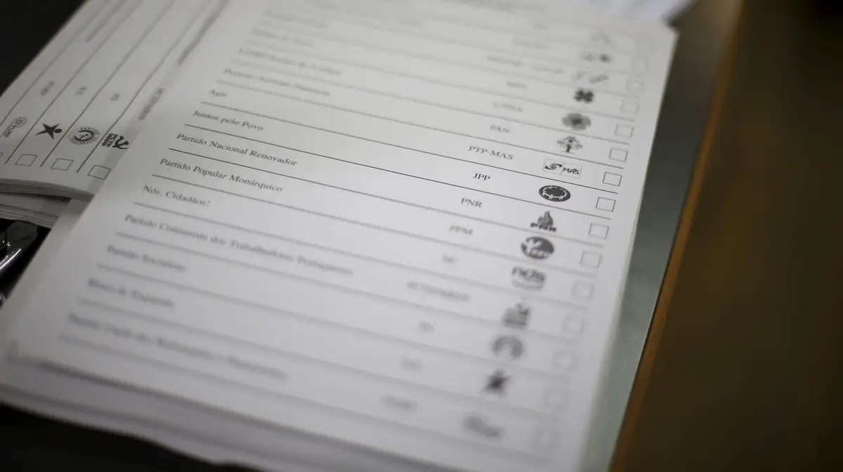 Boletim de voto das legislativas de 2015