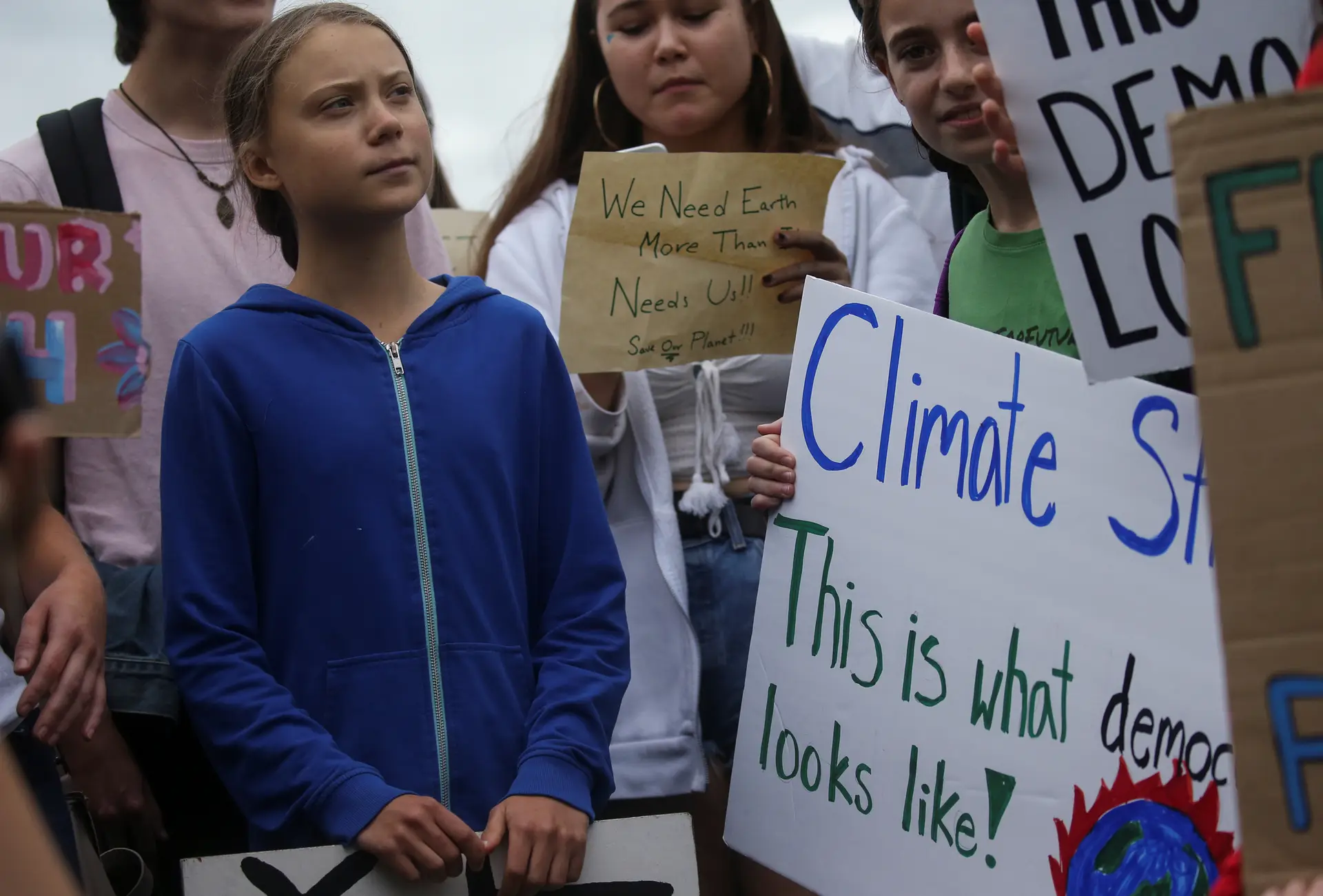 "Desculpem, mas não estão a esforçar-se o suficiente", diz Greta Thunberg aos políticos dos EUA